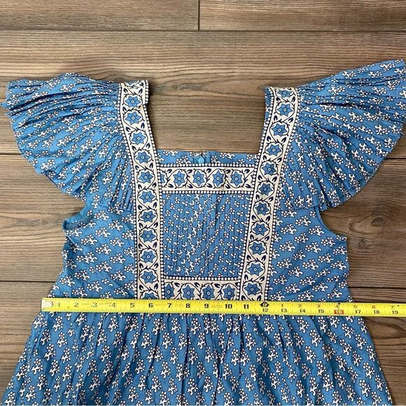 Sea New York Fernanda Tile Print Flutter Sleeve Dress - Picture 13 of 15